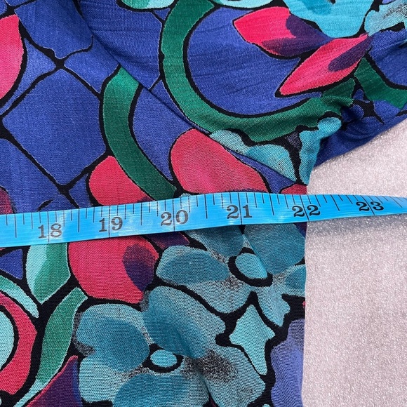 [14] Vintage Cimone Multicoloured Floral Blouse - Picture 3 of 9